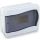 16-module wall-mounted switchboard with transparent door EL108 Isildar