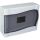 12-module wall-mounted switchboard with transparent door EL158 Isildar
