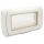 Placca idrobox IP55 4 posti bianca compatibile Vimar Plana EL2321 