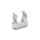 Pipe clip for rigid pipes Ø 20mm pack of 100 pieces EL1530 