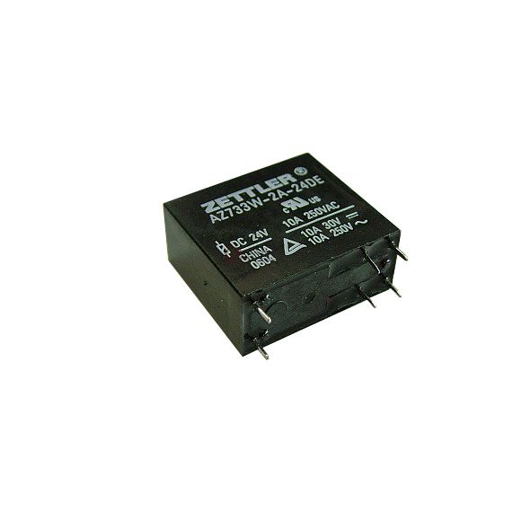Relay 24V DPST - AZ733W-2A-24DE - ZETTLER EL965 