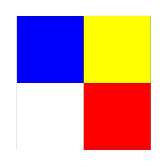 Nautical Signaling Flag Squadron 50x60cm FLAG188 