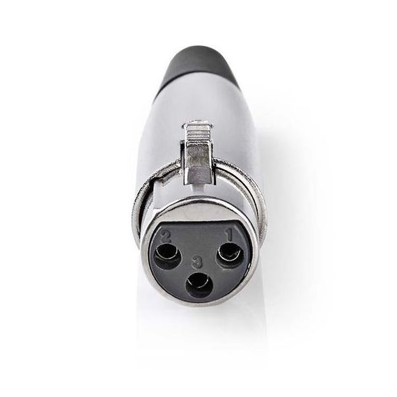 XLR 3-pin female connector XLR 25 pieces Metal ND1335 Nedis