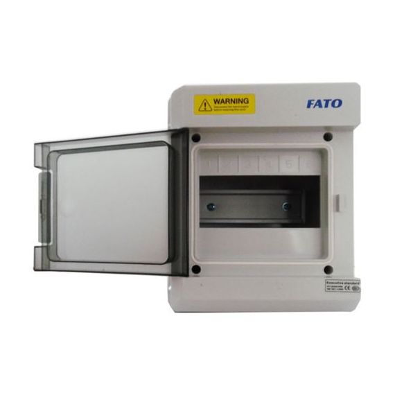 6-module wall-mounted switchboard with transparent door EL1320 FATO