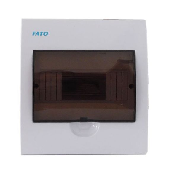 8-module flush-mounting switchboard with FATO transparent door EL1305 FATO