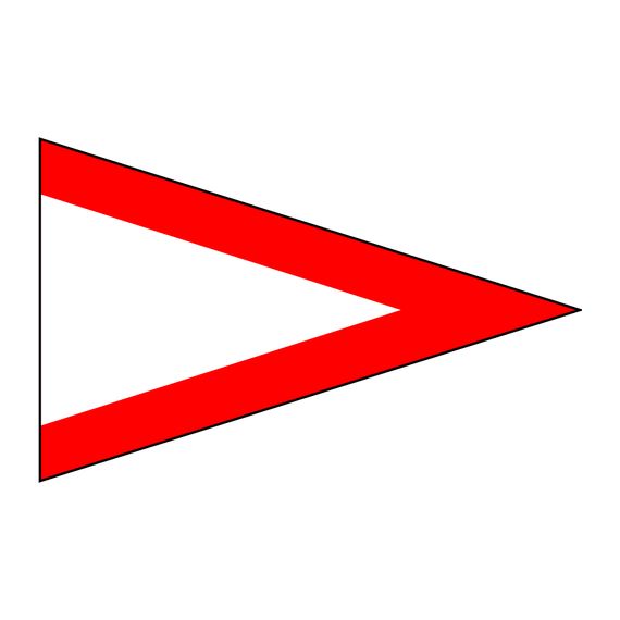 Nautische Signalflagge "Station" 96x120cm FLAG242 