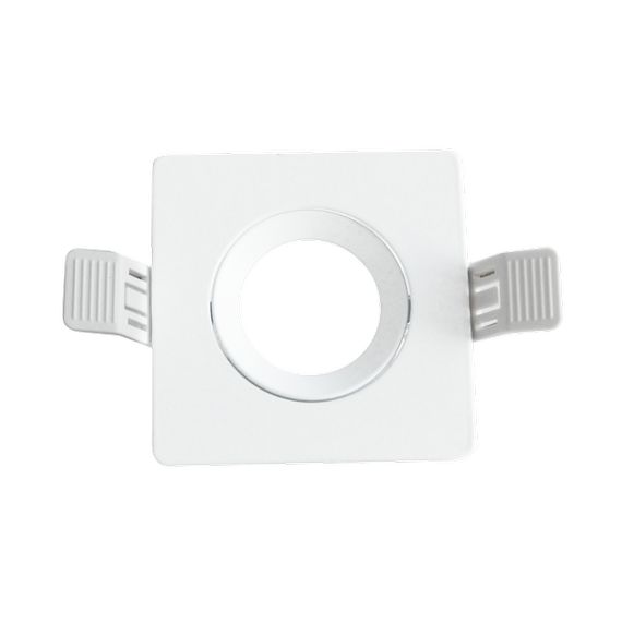 Support encastré orientable en aluminium pour lampes KLAK GU10 MR16 finition blanc Century N169 Century