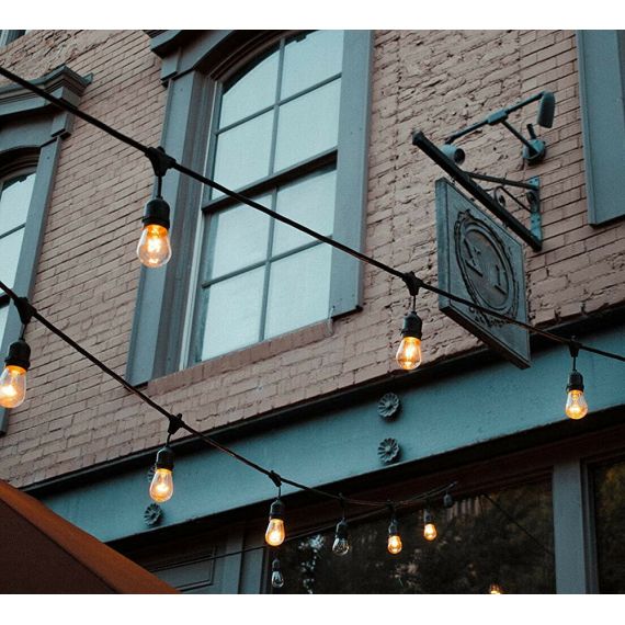 Chain of lights for outdoor E27 10 meters EL1942 