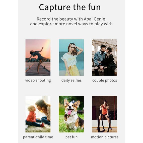 Robot cameraman face recognition 360° rotation Apai Genie Z966 