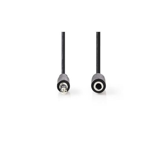 Cable Audio Estéreo 3.5mm Macho-3.5mm Hembra 3m Negro ND3566 Nedis