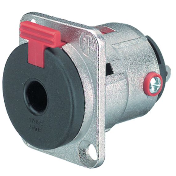 Connettore Stereo 6.35mm Femmina Metallo Argento Neutrik ND5824 Neutrik