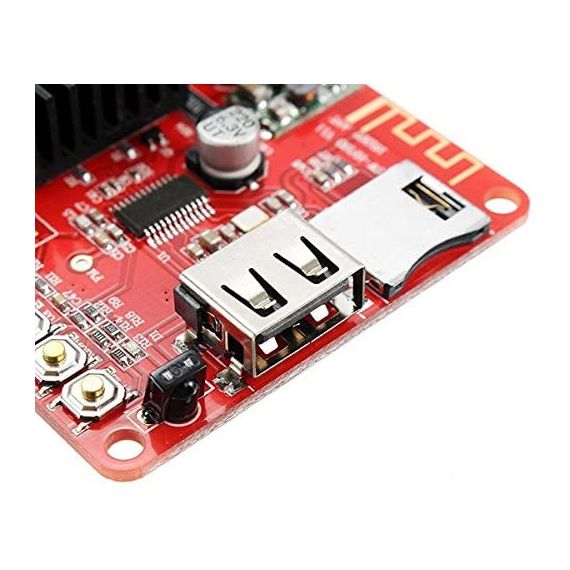 2x50W digital amplifier with Bluetooth, USB and SD card WB348 