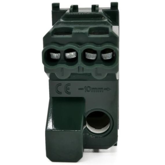 Unipolar button 10A-250V black compatible Vimar EL2376 