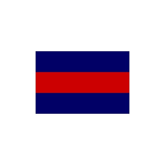 Bandiera Numerica Segnalazione Nautica "3" 60x50cm FLAG263 