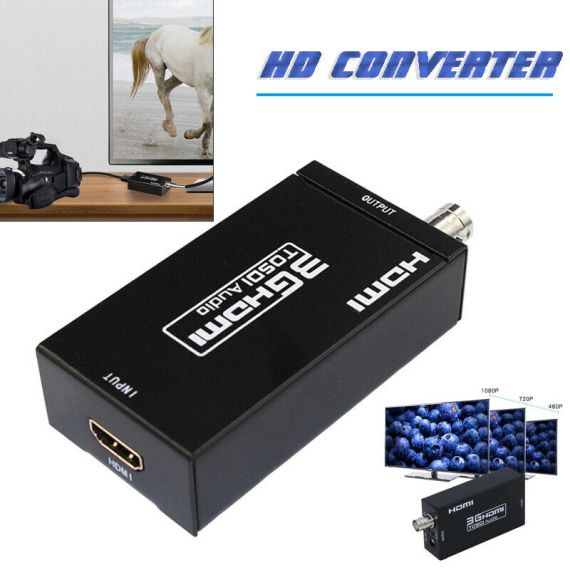 Convertitore video da SDI BNC ad HDMI adattatore SDI/HD-SDI/3G-SDI 1080P WB1660 