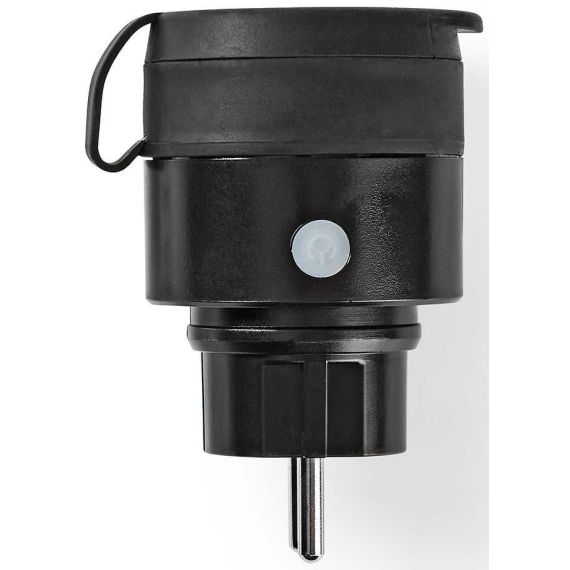 Presa Schuko Wi-Fi 10A 2500W massimo IP44 nera Nedis ND5533 Nedis