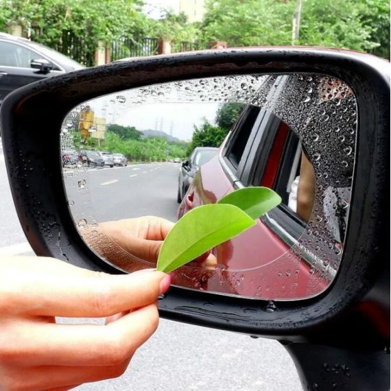 Anti-fog film for side rearview mirror 2 pieces 215x140 mm WB1392 