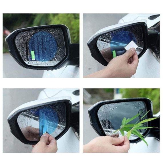 Anti-fog film for side rearview mirror 2 pieces 215x140 mm WB1392 