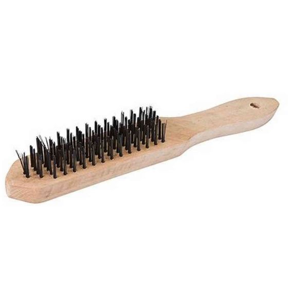 Wooden brush with Pavan high resistance hardened steel bristles WB2291 