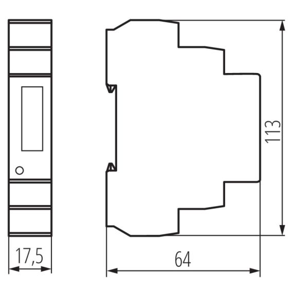 Energiezähler 1P In 45A KDEM Kanlux KA2166 Kanlux