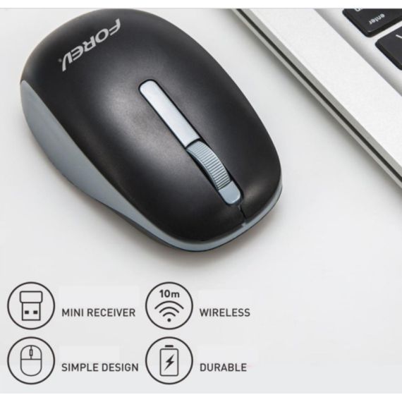Mouse wireless 1200DPI nero 4 pulsanti WB2460 