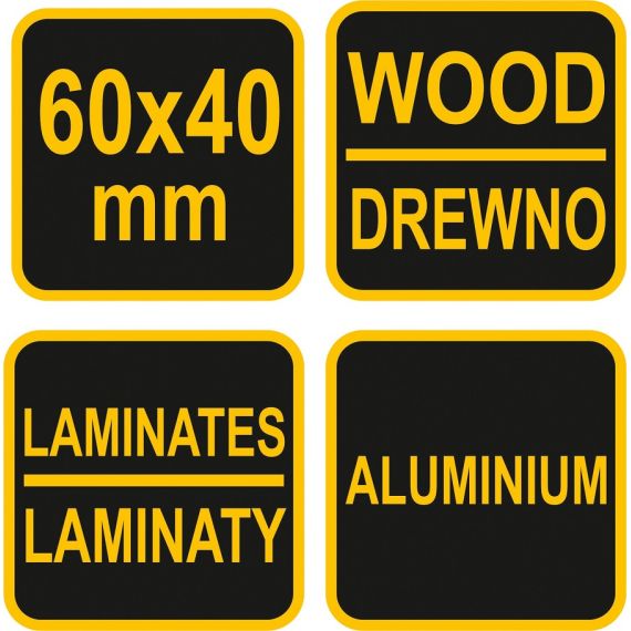 Raspa per cartongesso 60x40mm Vorel D1090 Vorel