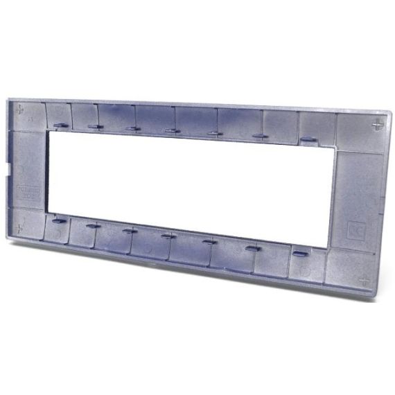 Placca in tecnopolimero 7 posti color blu compatibile Vimar Plana EL1298 