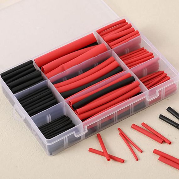 Heat shrink tubing kit 270 pieces various sizes WB1695 