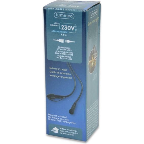 Extension cable for LED lights 1.8m up to 5000 lights EL4075 