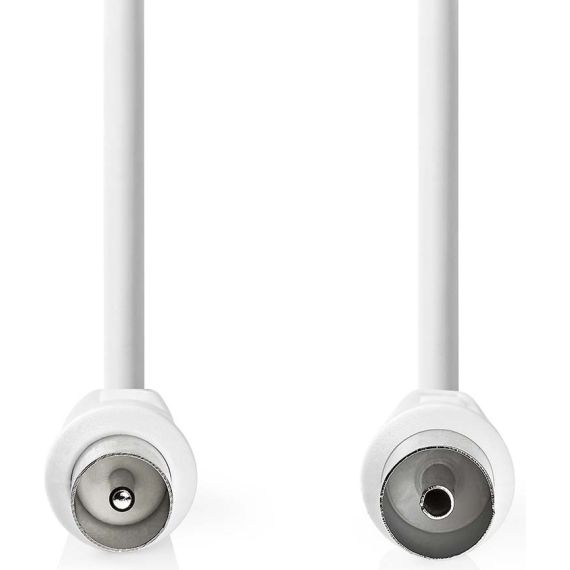 90dB coaxial cable | IEC (coaxial) male - IEC (coaxial) female 3.0 m | White ND1135  Nedis