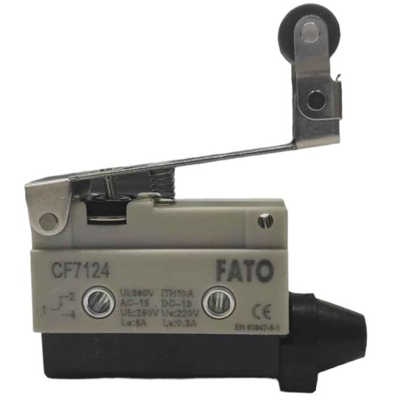 Interruttore di fine corsa orizzontale con leva a rullo 250V 10A CF7124 Fato EL2626 FATO