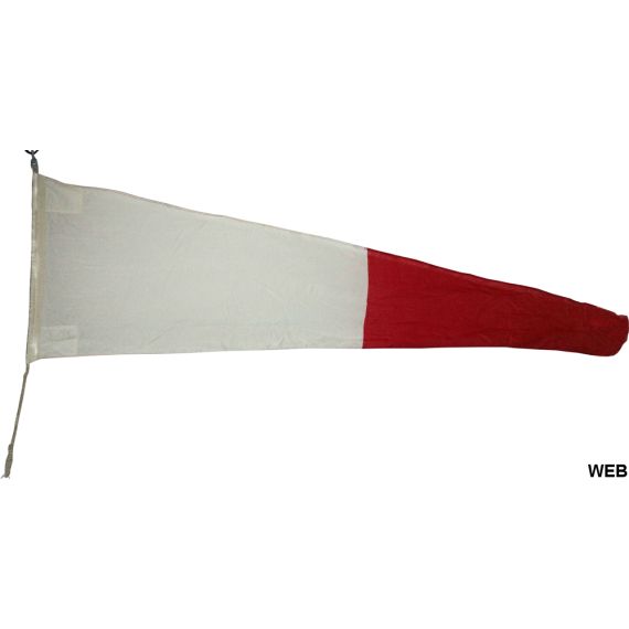 Triangular Flag Nautical Signaling Interrogative 340x100x30cm A9226 