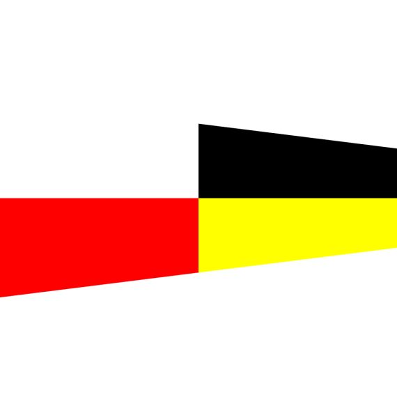 Nautischer Signal-Ziffernpinsel „9“, 340 x 100 x 30 cm FLAG241 