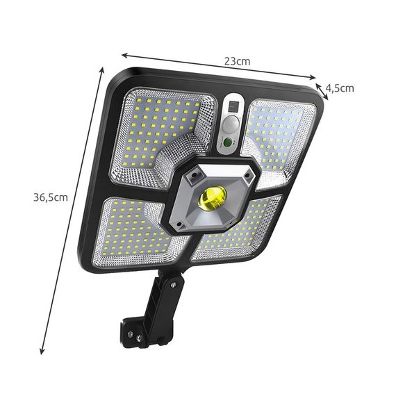 Lampada LED solare 8W con telecomando WB100 