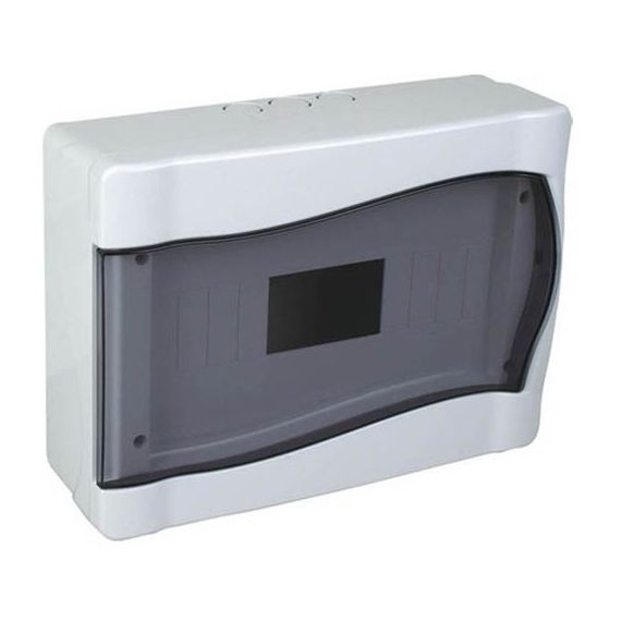 12-module wall-mounted switchboard with transparent door EL158 Isildar