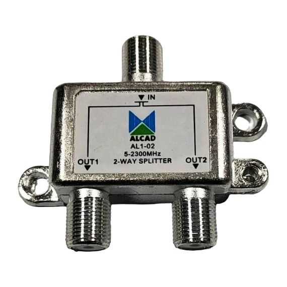 Splitter 2 uscite 5-2300mHz Alcad AL1-02 MT909 ALCAD