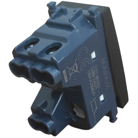 Deviatore unipolare nero compatibile Vimar Arké EL210 