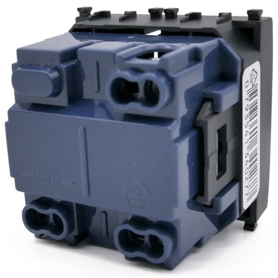 Presa schuko nera 16A 250V compatibile Vimar Arké EL256 