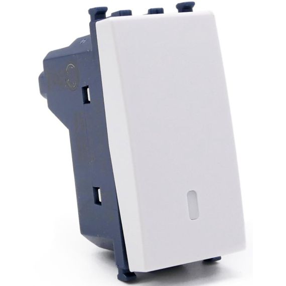 Interruttore unipolare bianco compatibile Vimar Arké EL286 