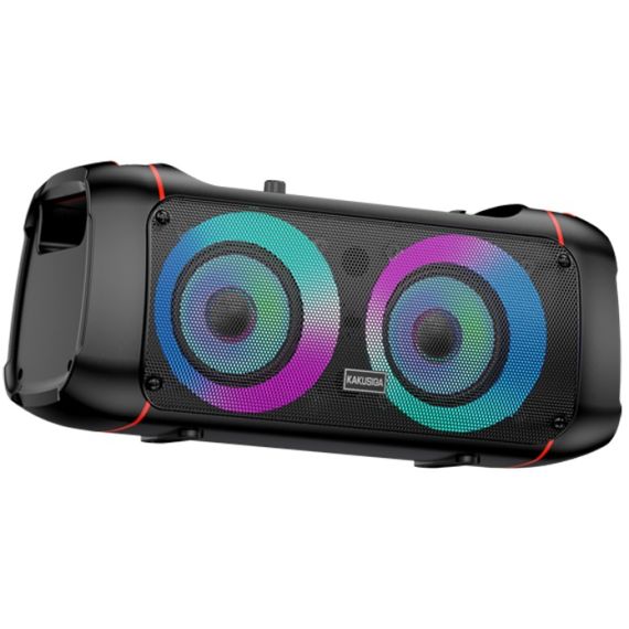 Cassa acustica ricaricabile 2x4" 10W luci LED Bluetooth/FM/USB KSC-689 KSC-689 Kakusiga