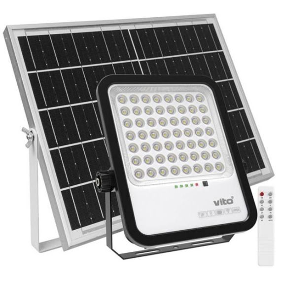 Solar LED spotlight 300W 3300Lm 6000K cold light IP65 EL183 Vito