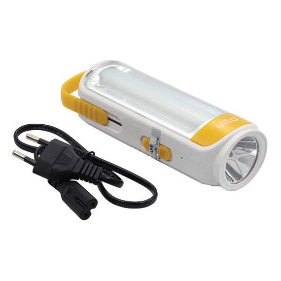 Torcia ricaricabile 6W+0,5W 500Lm 6000K bianco freddo EL651 Vito