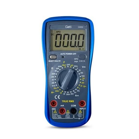 Digital multimeter with leads and temperature probes U1110 Geti
