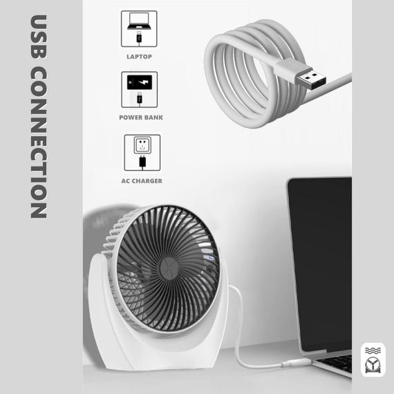 Portable Rechargeable Table Fan WB178 