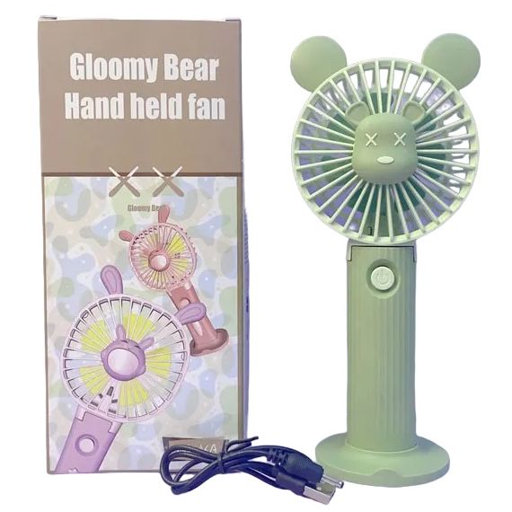 Ventilatore ricaricabile portatile con supporto da tavolo - vari colori WB202 