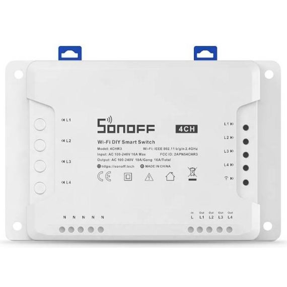 4 Channel Smart WiFi Switch with RF Control K578 Sonoff