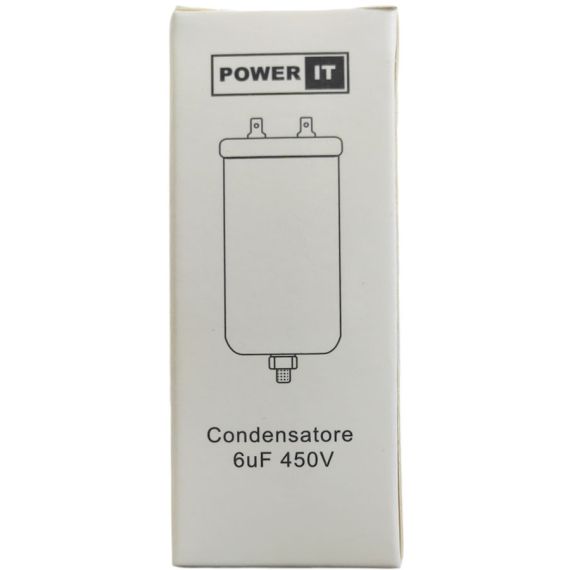 Condensatore 6uF 450V con terminale M8 Q940 Power-it