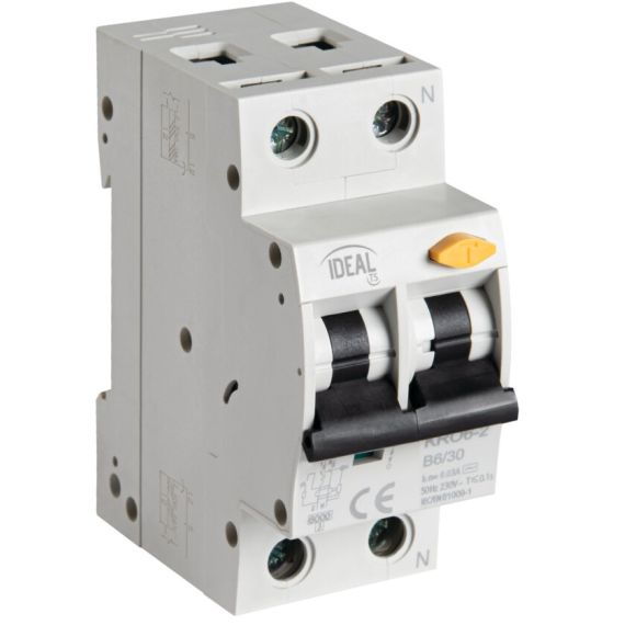 Differential circuit breaker 6kA 2P KA2298 Kanlux