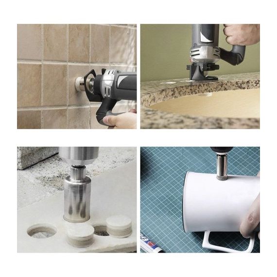 Sega a tazza diamantata - set da 10 WB1131 