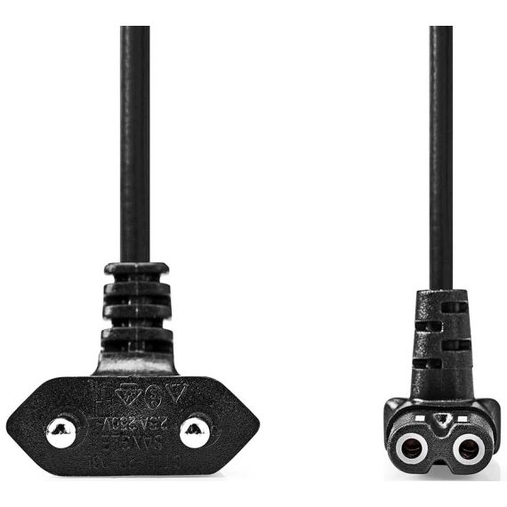 Cavo di alimentazione con spina italiana angolata - C1 2m ND4120 Nedis